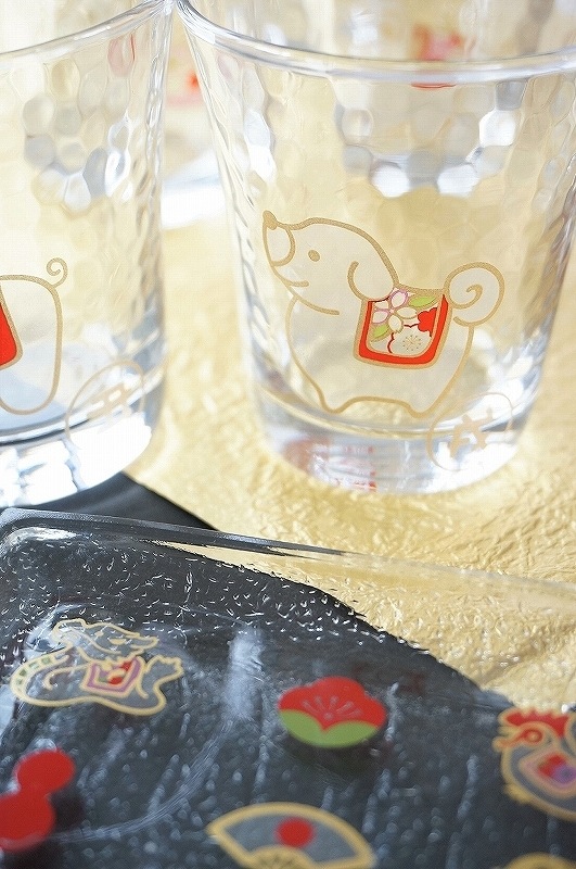 ガラス用和柄干支 A4