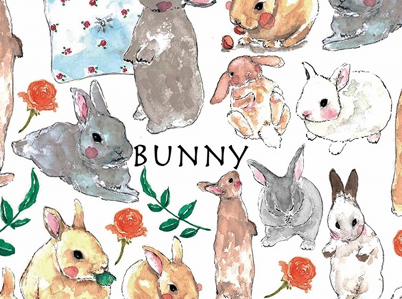 ガラス用バニー はがきサイズ