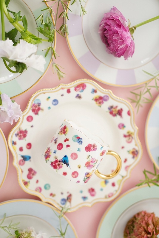 【10枚SET】ドットフラワーバード(1枚あたり1800円)A3