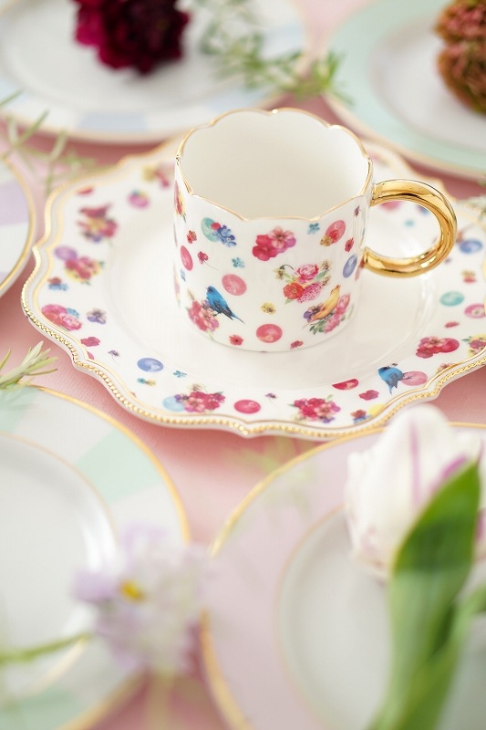 【10枚SET】ドットフラワーバード(1枚あたり1800円)A3