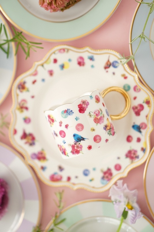 【10枚SET】ドットフラワーバード(1枚あたり1800円)A3