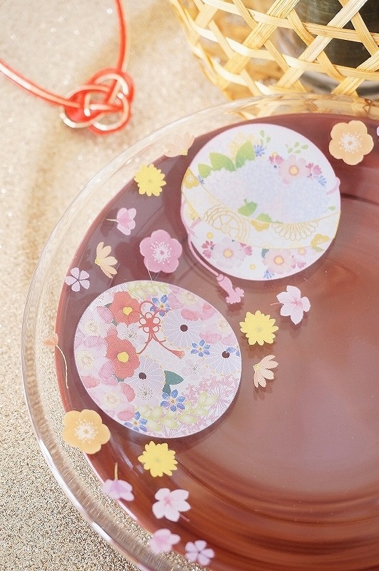 【10枚SET】ガラス用和柄押し花 (1枚あたり1300円)A4