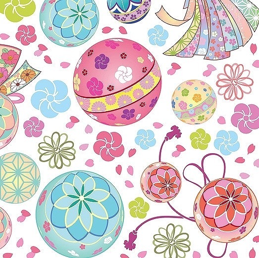 【10枚SET】和柄毬(1枚あたり1800円)A3