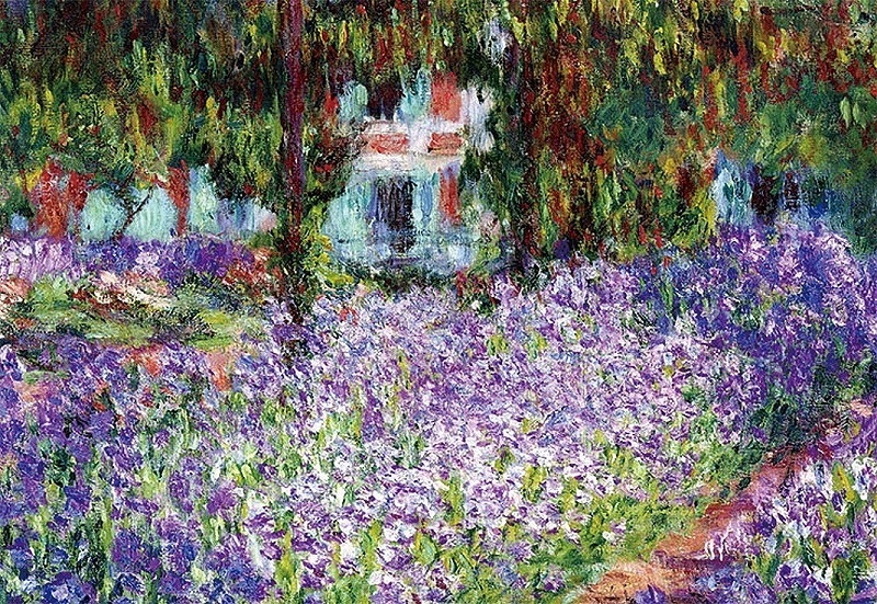 クロードモネモネの庭のアヤメA3 | Artist collection | Loretta