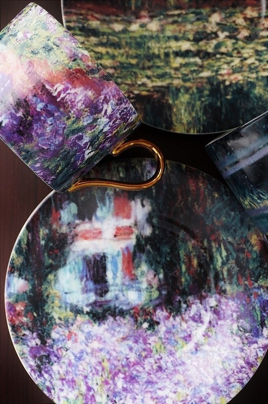 【5枚SET】クロードモネモネの庭のアヤメ(1枚あたり1900円)A3