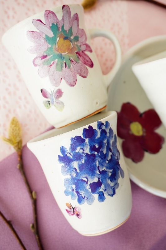 【5枚SET】和柄大輪花(1枚あたり1500円)A4