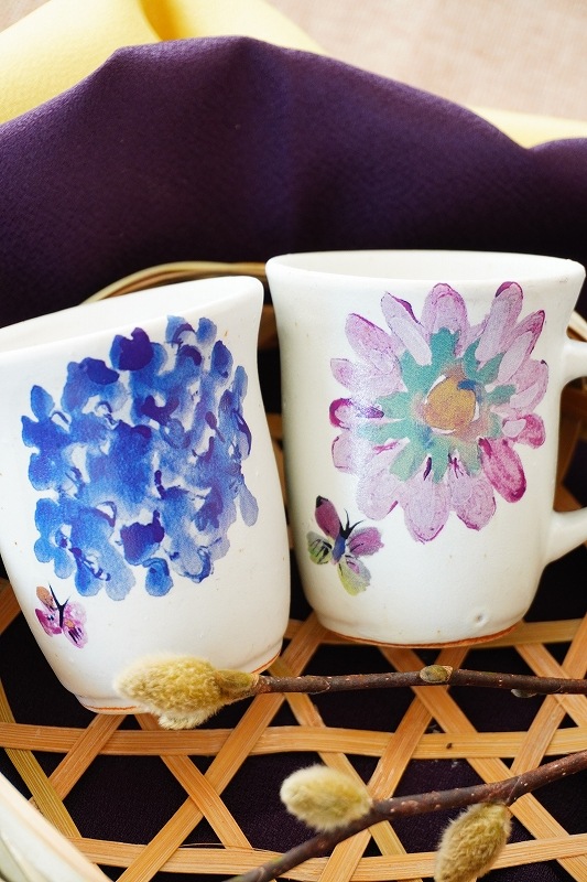 【5枚SET】和柄大輪花(1枚あたり1500円)A4