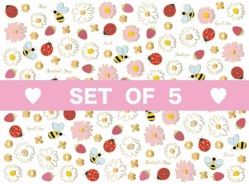 【5枚SET】マーガレットコレクション (1枚あたり1500円)A4