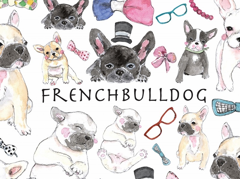【在庫限り終了】フレンチブルドッグ A4サイズ 