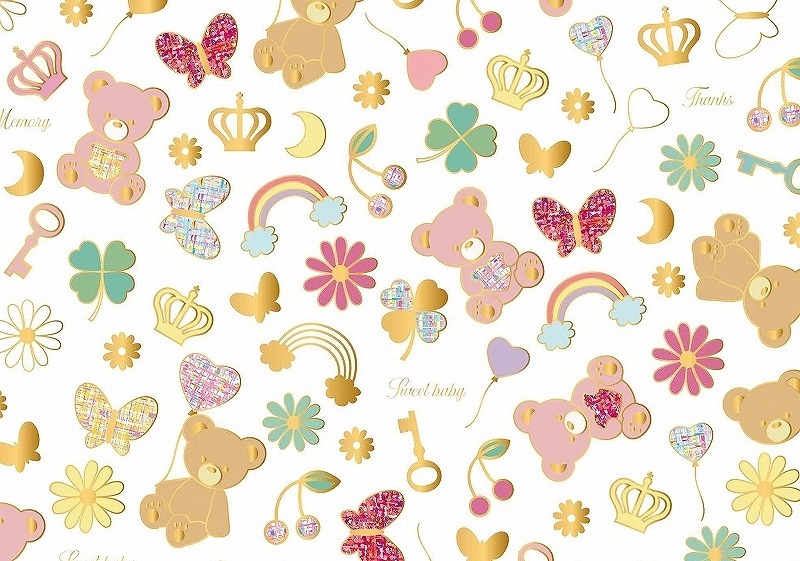 【5枚SET】テディーベアコレクション (1枚あたり1500円)A4