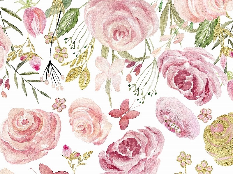 【10枚SET】ローズグリッター(1枚あたり1300円)A4