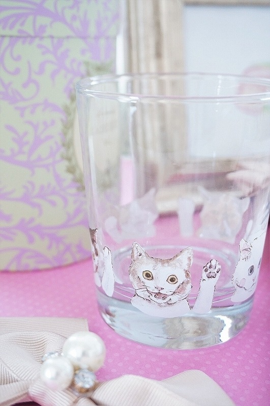 ガラス用キャットフェイス はがきサイズ