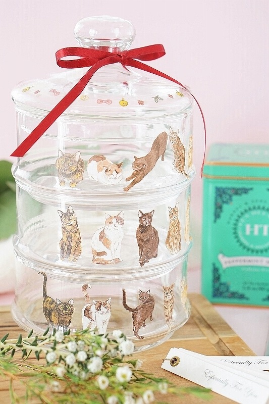 ガラス用黒猫 はがきサイズ