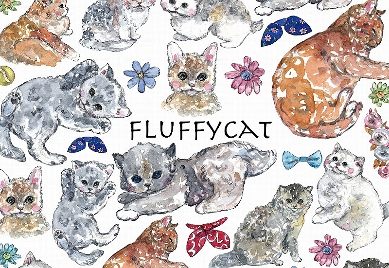 ガラス用フルフィーキャット はがきサイズ