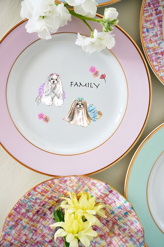 ガラス用アニマルリボン はがきサイズ