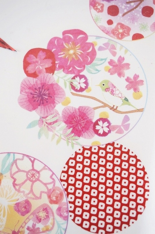【5枚SET】和柄ハンコ鳥(1枚あたり1500円)A4