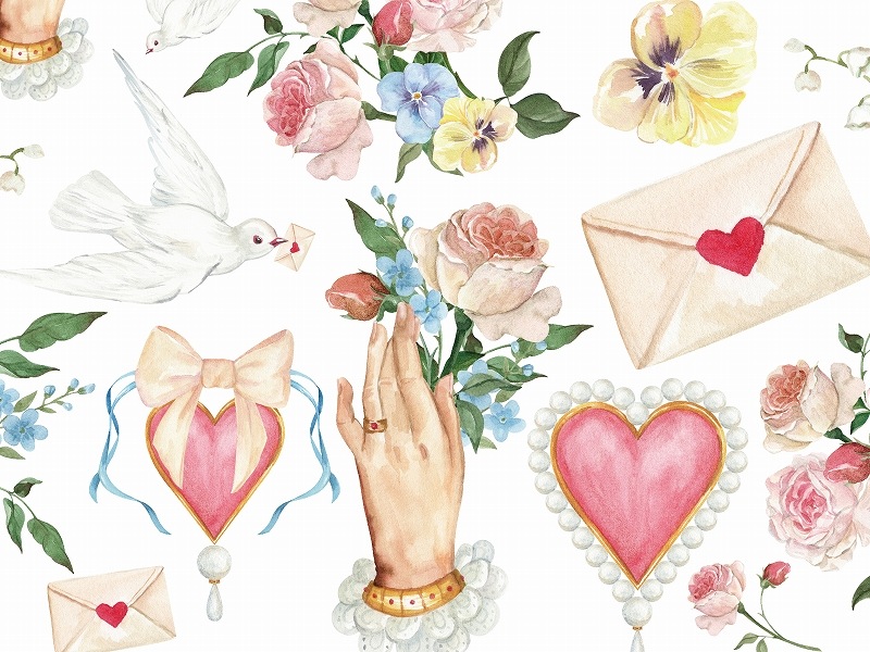 ヴィンテージフローラル A4