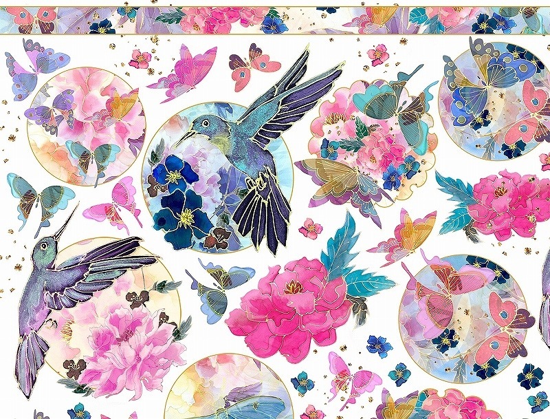 【5枚SET】和柄金美麗 (1枚あたり1500円)A4