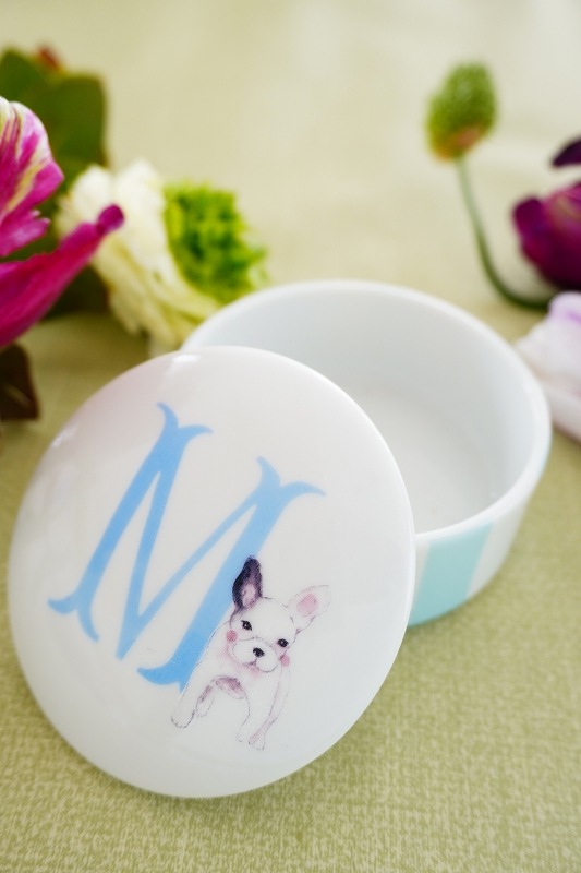 フィッシュテイルイニシャル ピンクM  A4