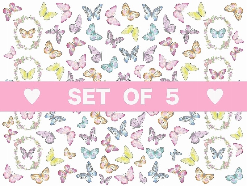 【5枚SET】ガラス用マリポサ(1枚あたり1500円)A4