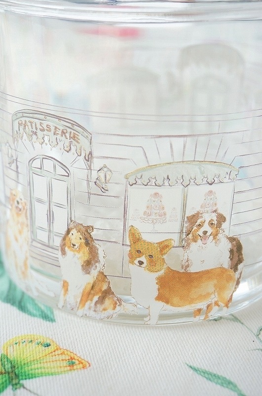 ガラス用オーストラリアンシェパード はがきサイズ