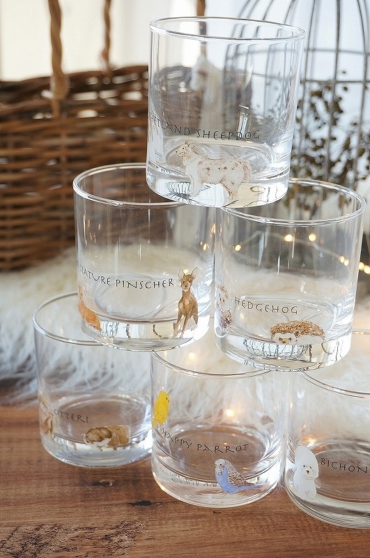 ガラス用シェットランドシープドッグ はがきサイズ