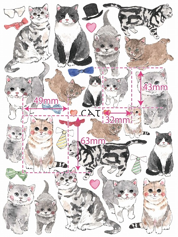 【在庫限り終了】キャット A4サイズ 