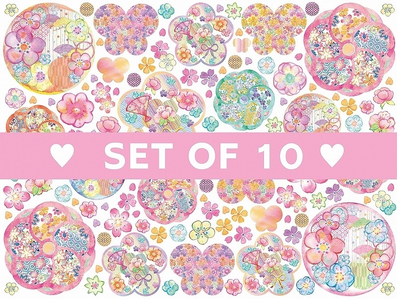 【10枚SET】和柄和華 (1枚あたり1300円)A4