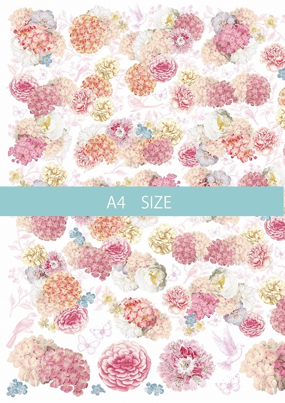 CUT Anniversaryトワルドジュイフラワー A4