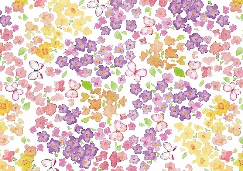 【10枚SET】バタフライフラワー(1枚あたり1800円)A3