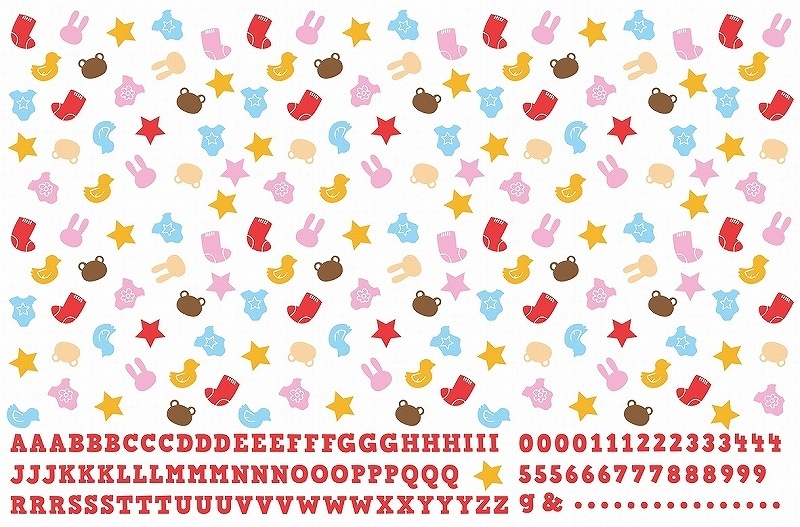 ガラス用キッズシルエット A5