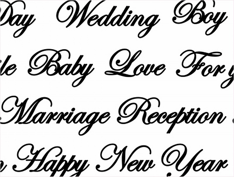 イニシャル アルファベット ブラックA3