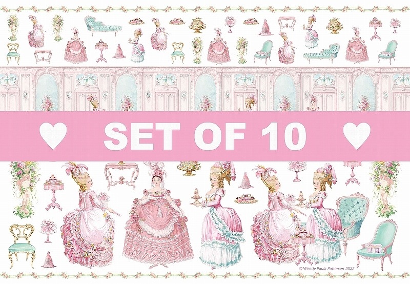 10枚SET】マリーアントワネット2(1枚あたり1300円)A4