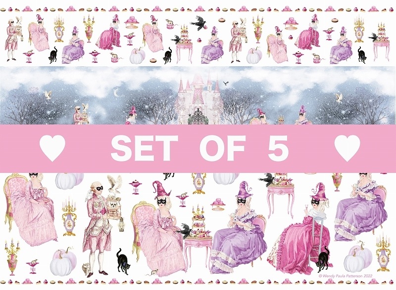【5枚SET】マリーアントワネットハロウィン(1枚あたり1500円)A4