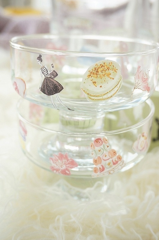 【5枚SET】ガラス用マカロン(1枚あたり1500円)A4