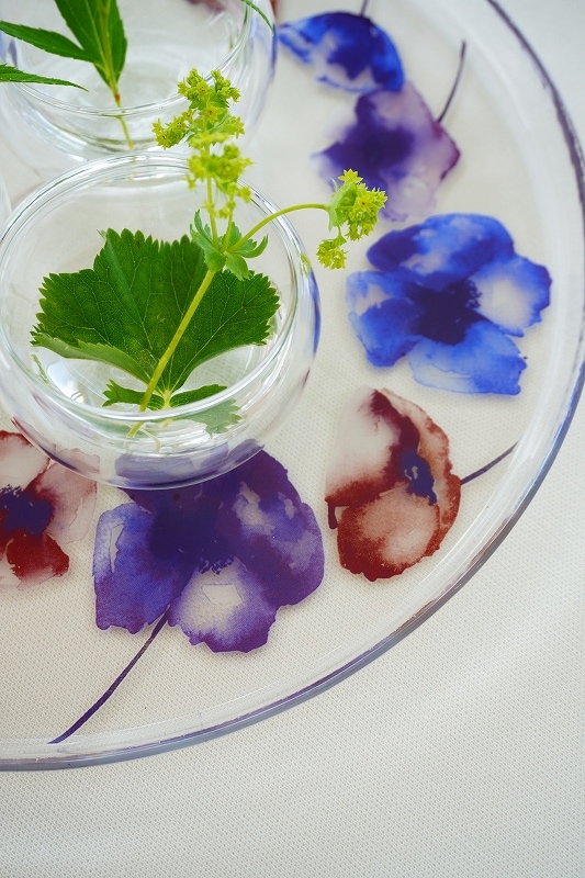 【5枚SET】ガラス用 ポピー  (1枚あたり1500円)A4