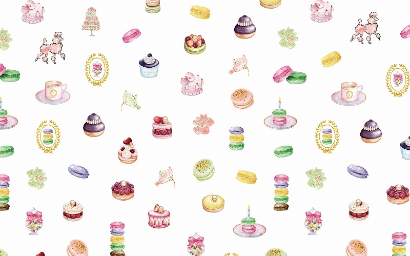 【10枚SET】ガラス用ミニマカロン(1枚あたり1300円)A3