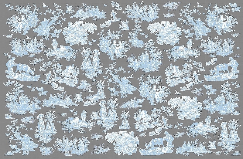 CUTガラス用トワルドジュイブルーA4