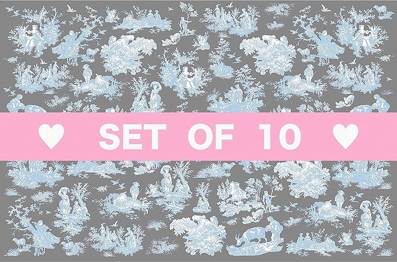 【10枚SET】ガラス用トワルドジュイブルー(1枚あたり1800円)A3