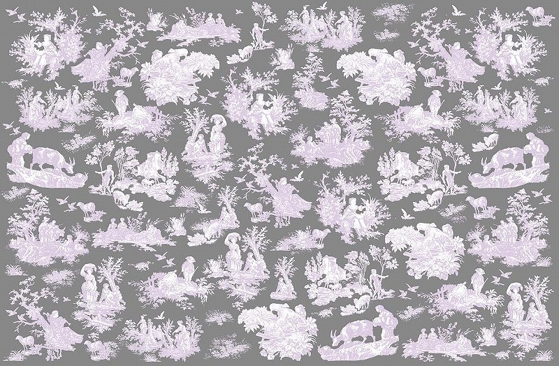 ガラス用トワルドジュイパープルA3