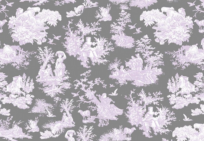 【5枚SET】ガラス用トワルドジュイパープル(1枚あたり1900円)A3