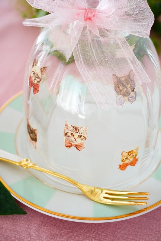 【10枚SET】ガラス用キャットリボン (1枚あたり1300円)A4