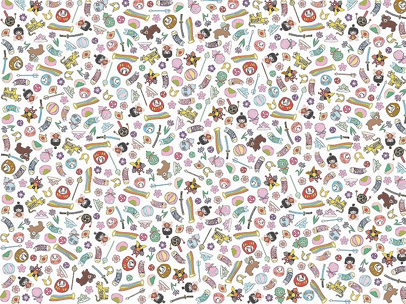 【5枚SET】豆こいのぼり (1枚あたり1500円)A4