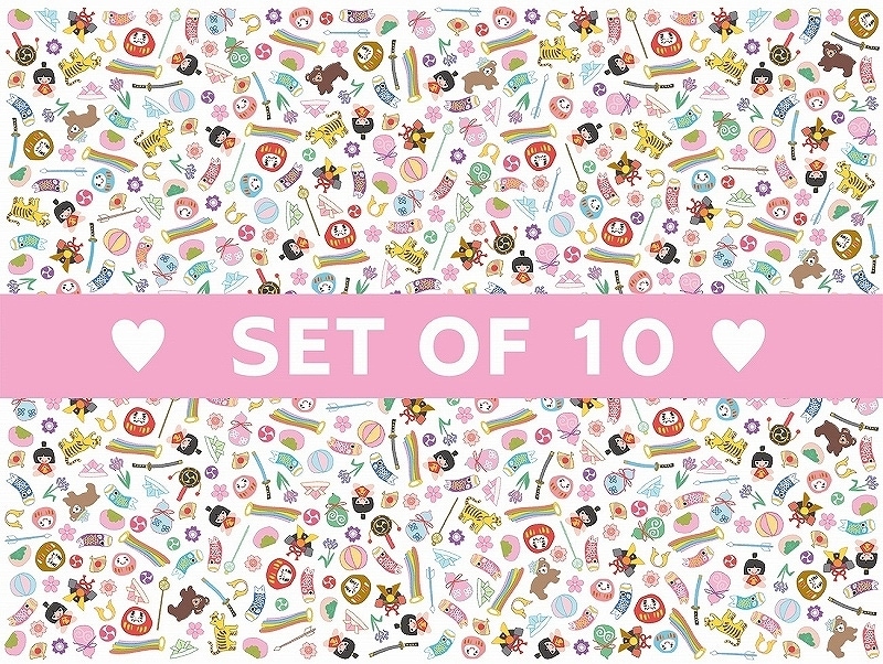 【10枚SET】豆こいのぼり 1枚あたり1300円)A4