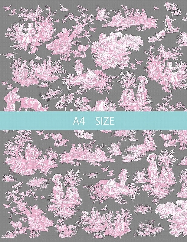 CUTガラス用トワルドジュイピンクA4