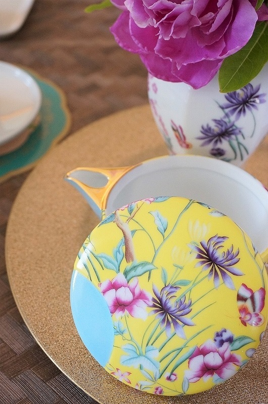 【5枚SET】シノワズリーシック イエローパターン(1枚あたり1900円)A3