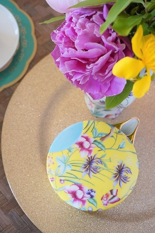 【5枚SET】シノワズリーシック イエローパターン(1枚あたり1900円)A3