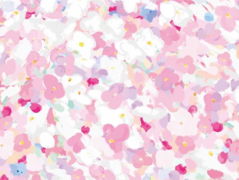 【5枚SET】テクスチャーフラワー(1枚あたり1900円)A3