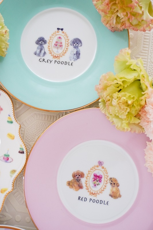 トイプードルグレーはがきサイズ