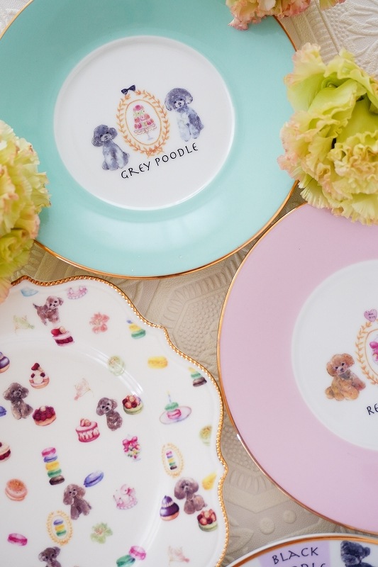 トイプードルグレーはがきサイズ